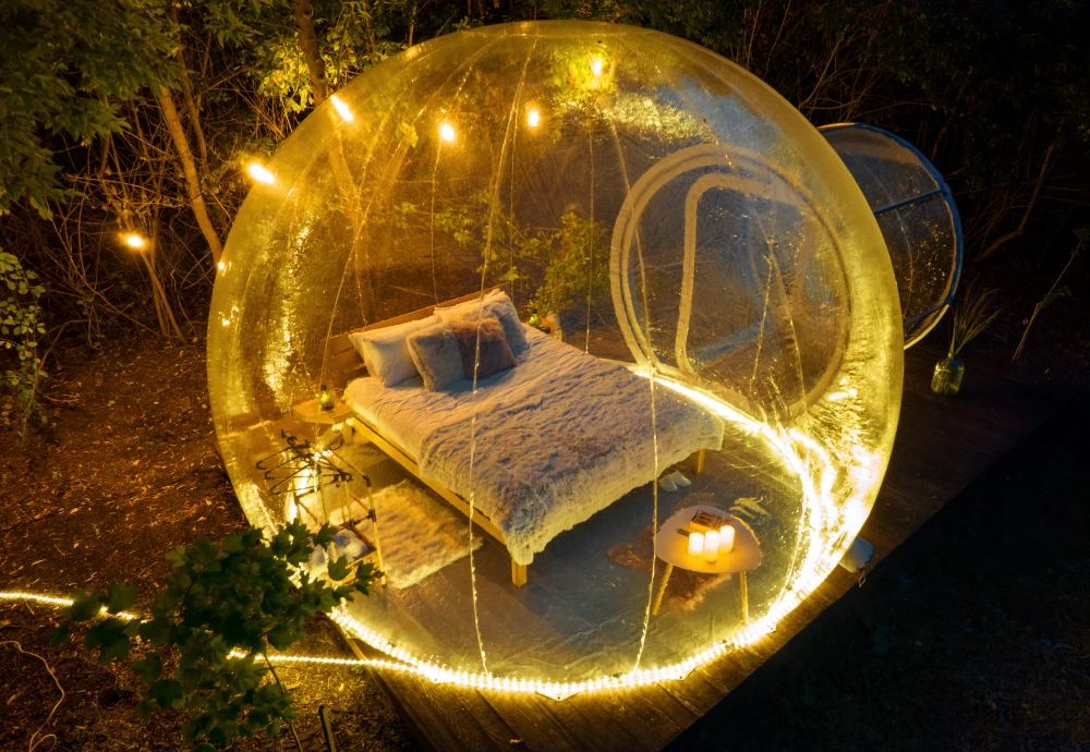 outdoor clear bubble tent