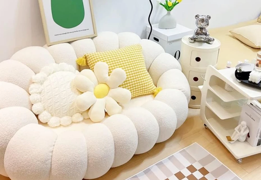 white bubble sofa